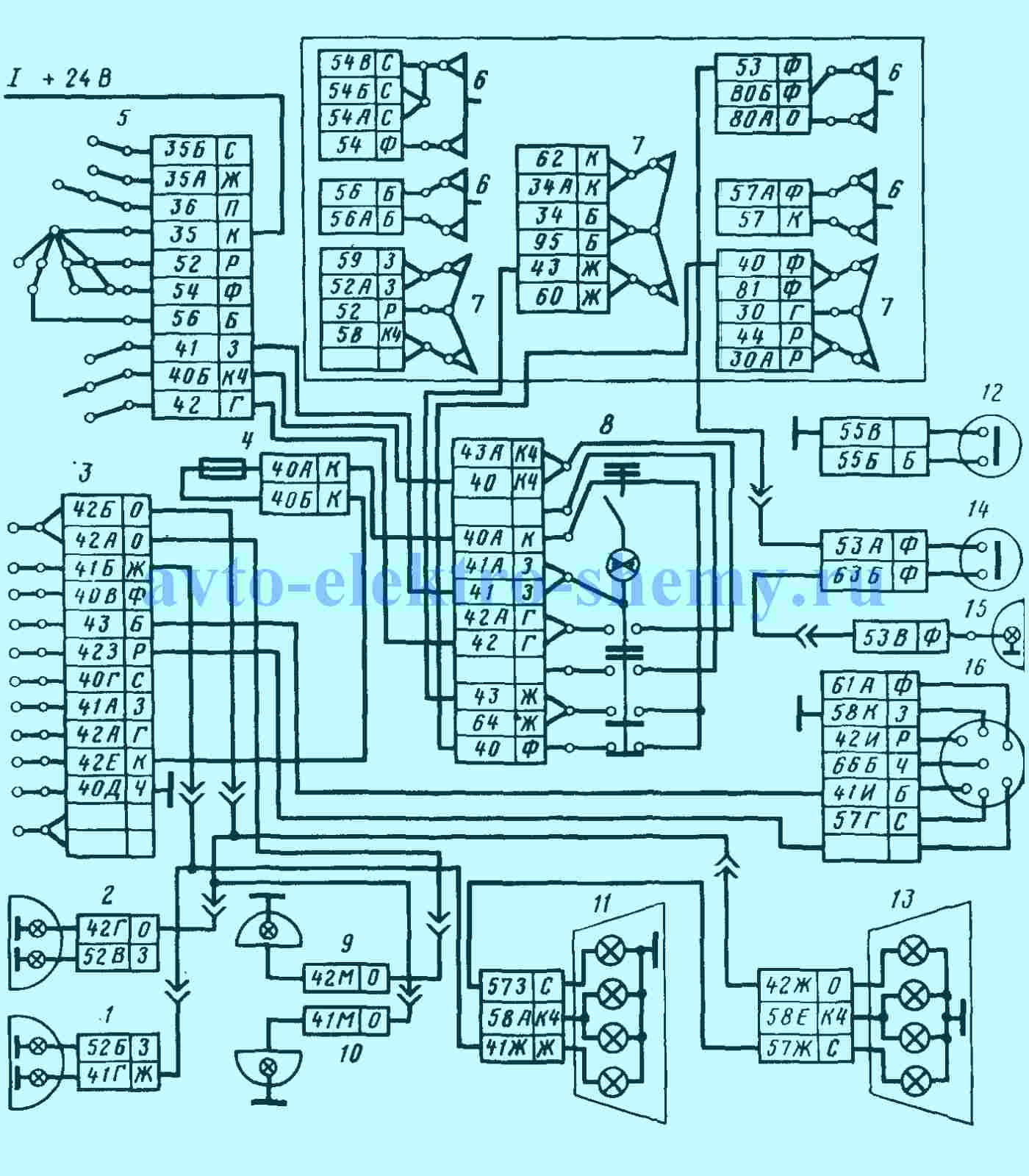 Схема электрооборудования камаз евро 4